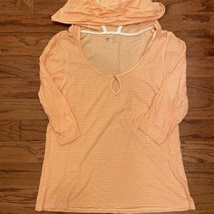 Horny Toad (Toad&Co) striped hoodie